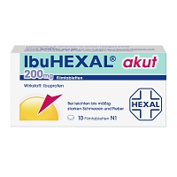 IBUHEXAL akut 200 Filmtabletten - 10Stk - Rheumaschmerzen