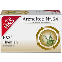 H&S Thymian Tee Filterbeutel - 20X1.4g - Heilkräutertees