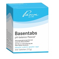 BASENTABS pH Balance Pascoe Tabletten - 200Stk - Entgiften-Entschlacken-Entsäuern