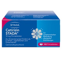 CETIRIZIN STADA 10 mg Filmtabletten - 100Stk - Allergien