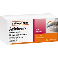 ACICLOVIR-ratiopharm Lippenherpescreme - 2g - Erkältung & Schmerzen