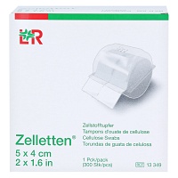 ZELLETTEN Tupfer 4x5 cm unsteril Rolle - 300Stk - Wundversorgung