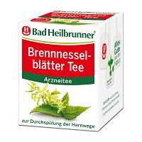 BAD HEILBRUNNER Brennesselblätter Tee Filterbeutel - 8X2.0g - Stärkung & Steigerung der Blasen-& Nierenfunktion