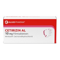 CETIRIZIN AL 10 mg Filmtabletten - 100Stk - Allergien