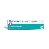 CLOTRIMAZOL 1% Creme-1A Pharma - 50g - Hautpilz und Lippenherpes