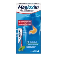 MAALOXAN 25 mVal Suspension - 10X10ml - Entgiften-Entschlacken-Entsäuern