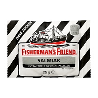 FISHERMANS FRIEND Salmiak ohne Zucker Pastillen - 25g - Fishermans Friend
