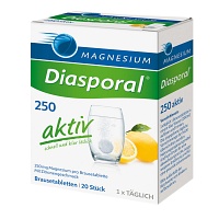 MAGNESIUM DIASPORAL 250 aktiv Brausetabletten - 20Stk - Wadenkrämpfe