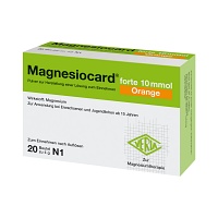 MAGNESIOCARD forte 10 mmol Orange Plv.z.H.e.L.z.E. - 20Stk - Magnesium