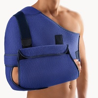 BORT OmoStabil Schulter-Arm-Bandage Gr.0 blau - 1Stk