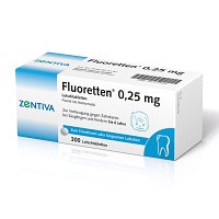 FLUORETTEN 0,25 mg Tabletten - 300Stk - Iod & Fluor