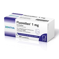 FLUORETTEN 1,0 mg Tabletten - 300Stk - Iod & Fluor