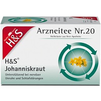 H&S Johanniskraut Filterbeutel - 20X2.0g - Unruhe & Schlafstörungen