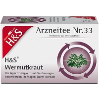 H&S Wermutkraut Filterbeutel - 20X1.5g - Teespezialitäten