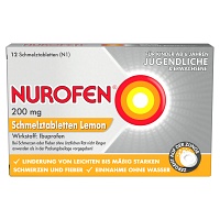 NUROFEN 200 mg Schmelztabletten Lemon - 12Stk - Erkältung & Schmerzen