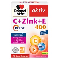 DOPPELHERZ C+Zink+E Depot Tabletten - 40Stk - Nahrungsergänzung