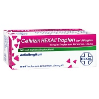 CETIRIZIN HEXAL Tropfen bei Allergien - 10ml - Allergien