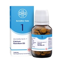 BIOCHEMIE DHU 1 Calcium fluoratum D 3 Tabletten - 200Stk - DHU Nr. 1 & 2