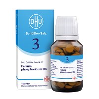 BIOCHEMIE DHU 3 Ferrum phosphoricum D 6 Tabletten - 200Stk - DHU Nr. 3 & 4