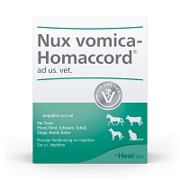 NUX VOMICA HOMACCORD ad us.vet.Ampullen - 50Stk - Homöopathie