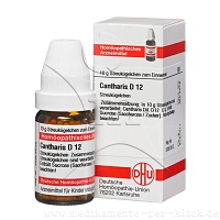 CANTHARIS D 12 Globuli - 10g - B - C
