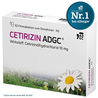 CETIRIZIN ADGC Filmtabletten - 50Stk - Allergien