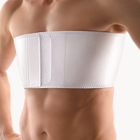 BORT Rippengürtel Herren L weiß - 1Stk