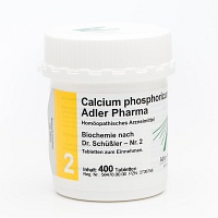 BIOCHEMIE Adler 2 Calcium phosphoricum D 6 Tabl. - 400Stk