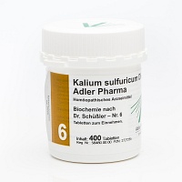 BIOCHEMIE Adler 6 Kalium sulfuricum D 6 Tabletten - 400Stk