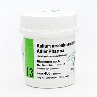BIOCHEMIE Adler 13 Kalium arsenicosum D 12 Tabl. - 400Stk