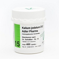 BIOCHEMIE Adler 15 Kalium jodatum D 12 Tabletten - 400Stk