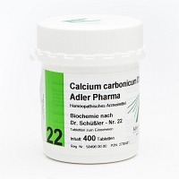 BIOCHEMIE Adler 22 Calcium carbonicum D 12 Tabl. - 400Stk