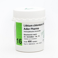 BIOCHEMIE Adler 16 Lithium chloratum D 12 Tabl. - 400Stk