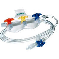 DISCOFIX C Hahnbank 3fach blau 150 cm DWH - 1Stk