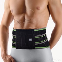 BORT StabiloBasic Sport Rückenband.2 schwarz/neon - 1Stk