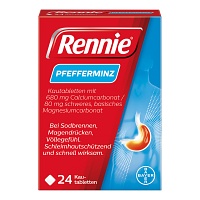 RENNIE Kautabletten - 24Stk - Entgiften-Entschlacken-Entsäuern