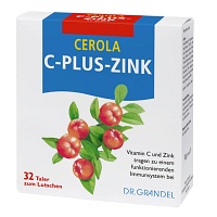 CEROLA C plus Zink Taler Grandel - 32Stk - Vitamin B12