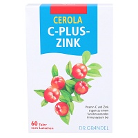 CEROLA C plus Zink Taler Grandel - 60Stk - Vitamine