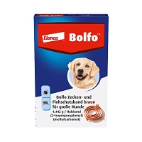 BOLFO Flohschutzband braun f.große Hunde - 1Stk - Zecken, Flöhe & Co.