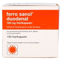 FERRO SANOL duodenal Hartkaps.m.msr.überz.Pell. - 100Stk - Eisen