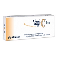 VAGI C Fem Vaginaltabletten - 12Stk - Unterstützung der Vaginalflora