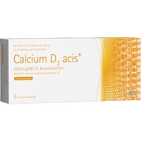 CALCIUM D3 acis 1000 mg/880 I.E. Brausetabletten - 40Stk - Für Haut, Haare & Knochen