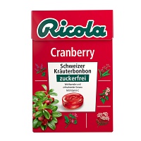 RICOLA o.Z.Box Cranberry Bonbons - 50g - Bonbons zuckerfrei