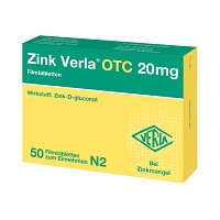 ZINK VERLA OTC 20 mg Filmtabletten - 50Stk - Selen & Zink