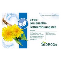 SIDROGA Löwenzahn Tee Filterbeutel - 20X1.5g - Magen, Darm & Leber