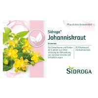 SIDROGA Johanniskraut Tee Filterbeutel - 20X1.75g - Beruhigung & Schlaf