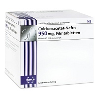 CALCIUMACETAT NEFRO 950 mg Filmtabletten - 200Stk