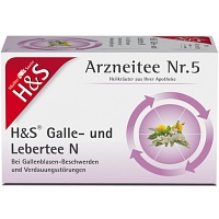 H&S Galle- und Lebertee N Filterbeutel - 20X2.0g - Heilkräutertees