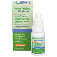 HERBA-VISION Blaubeere Augentropfen - 15ml - gereizte Augen