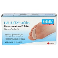 HALLUFIX softies Hammerzehenpolster Gr.M 36-41 - 2Stk